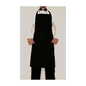 Apron - With Bib Black Short PVC Che