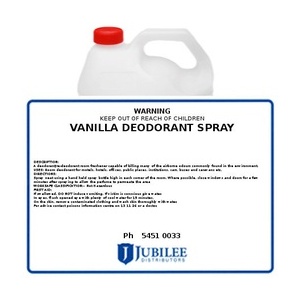 Vanilla Deodorant Spray 5L, Sampson