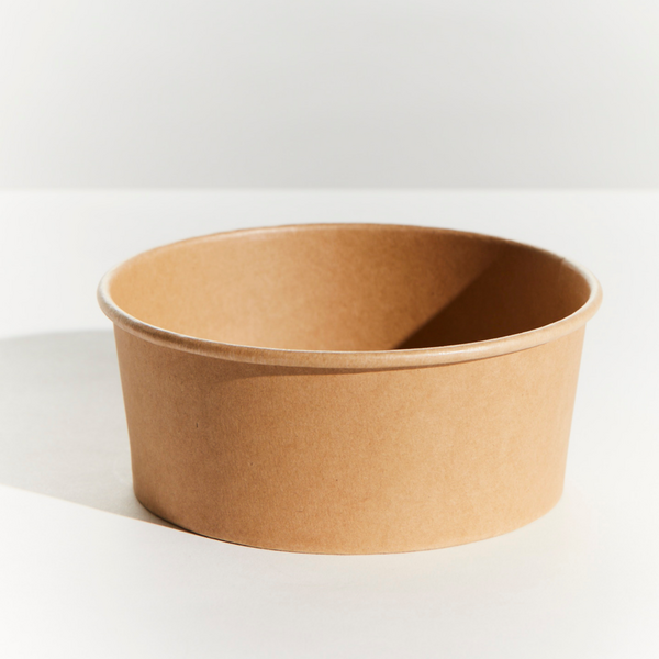 Bowl - 750ml Kraft Round Supa Bowl Pin 50/8