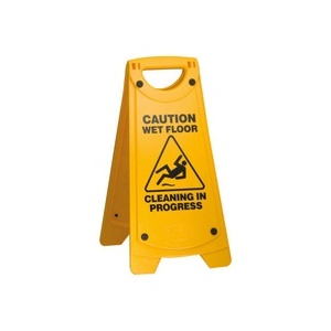 Caution Sign - Wet Floor A-Frame Edco