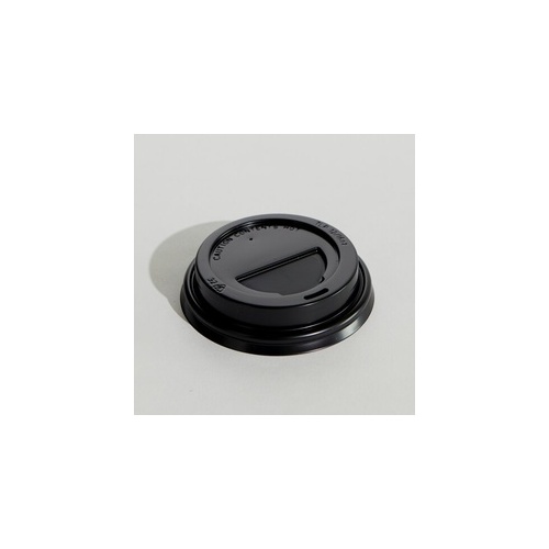 Coffee Cup Lid - 12oz Travel Lid Black Pin 100/10