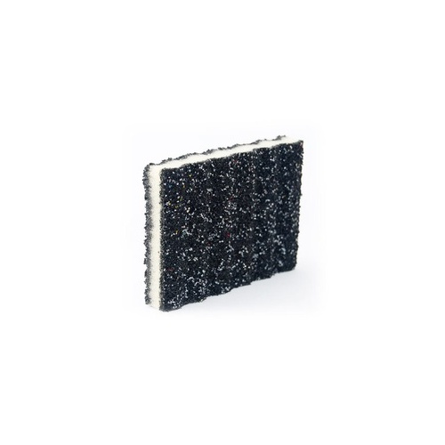 Scourer - Double Sided Black Sponge Redi