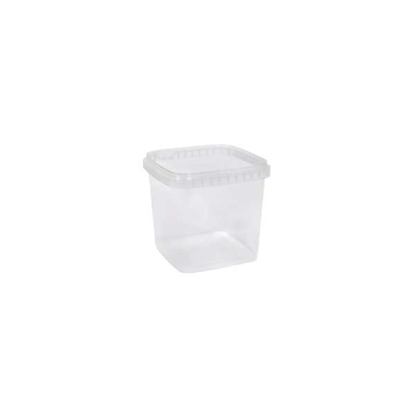 Square Tub - Tamper Evident 1100ml, Mar 180/1