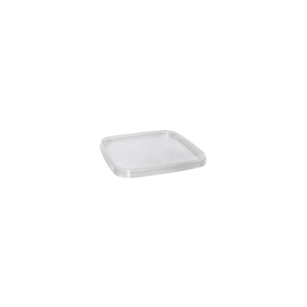 Square Tub Lid - Suits 1100ml Tamper Evident Mar