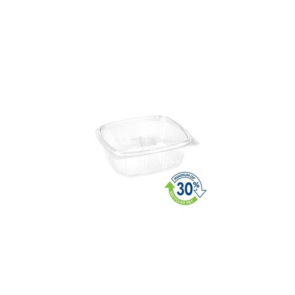 Clear Container - 24oz/710ml Hinged Lid Mar 100/2