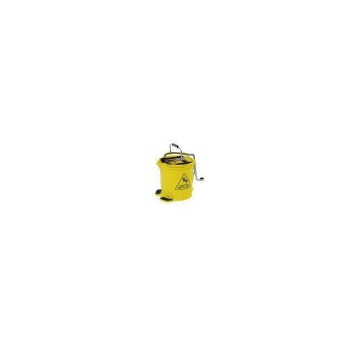 Bucket - 15L Yellow with Castors  Edco