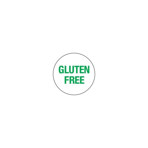 Removable 24mm Circle Gluten Free (Green)