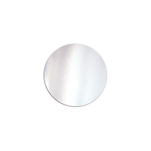 Cake Base - 10&quot; Silver Round DP 50