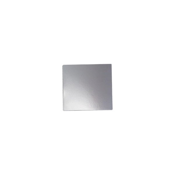 Cake Base - 6&quot; Silver Square DP 50