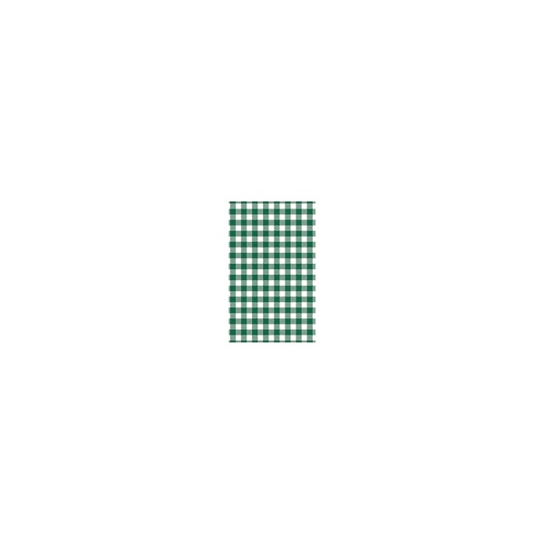 Greaseproof Paper - 1/4 Cut Green Gingham 330x200mm 400sh DP