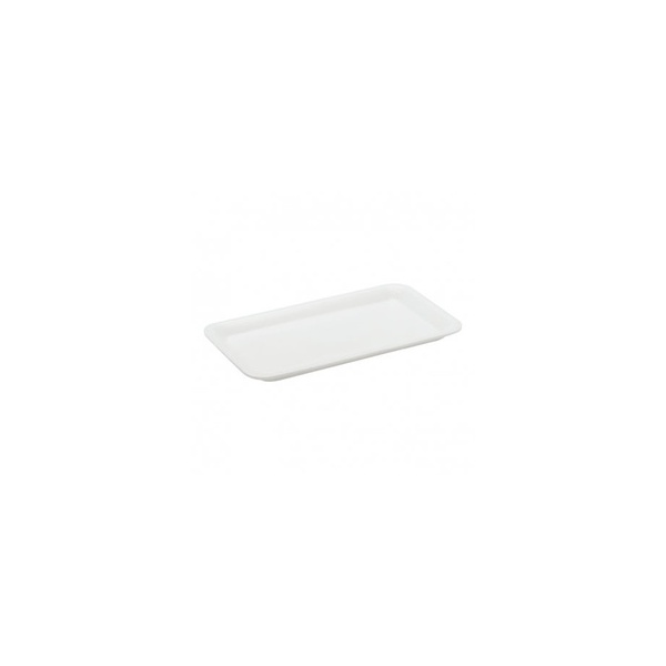 Foam Tray - White, Flat, 9x5