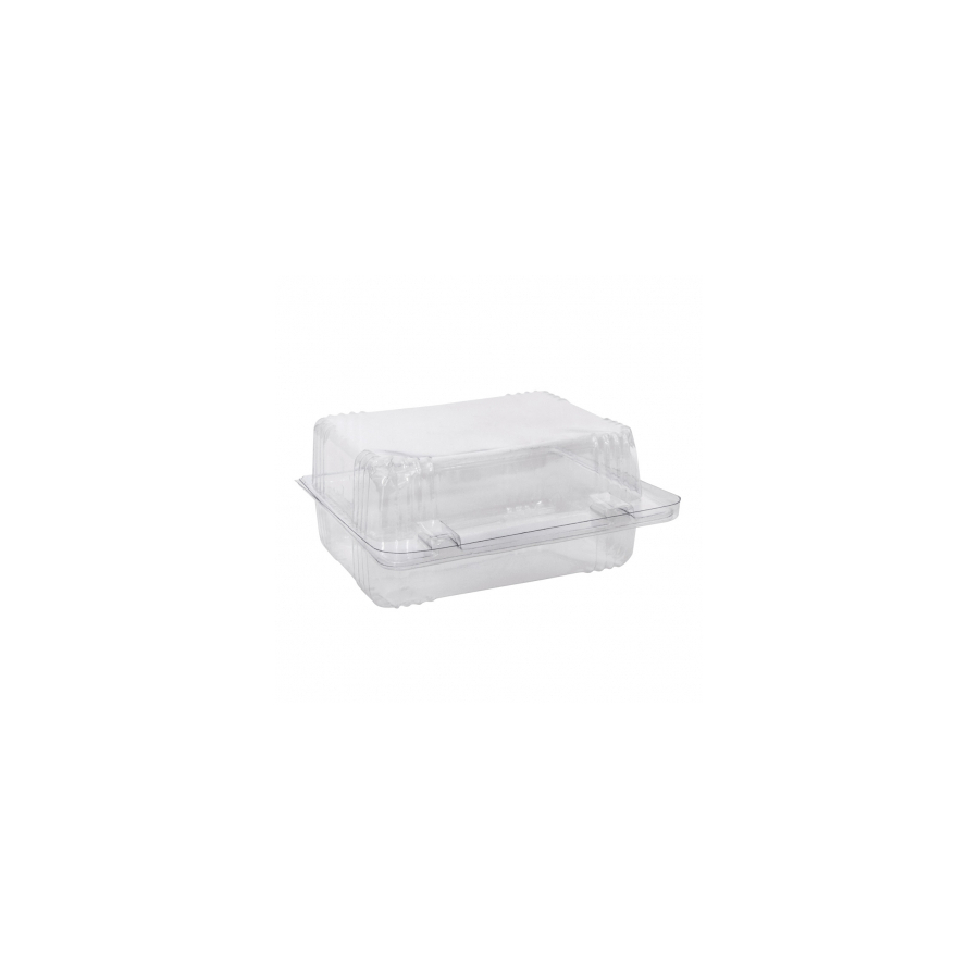 Clear Container - Punnet with Hinged lid 1kg 300