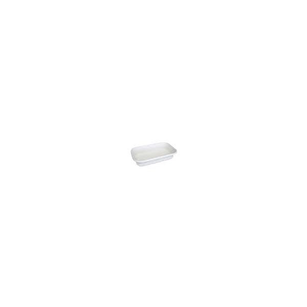 Takeaway Container Base - 750ml Sugarcane White Rectangular 50/10 Bio