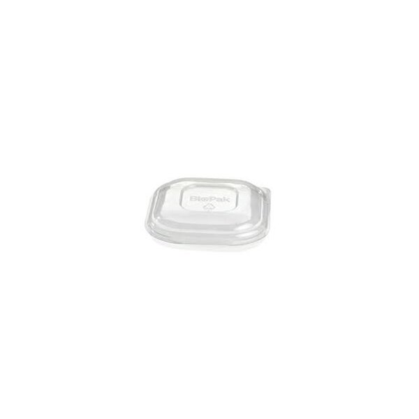 Takeaway Container Lid - Clear for 280-630ml Square 50/12 Bio