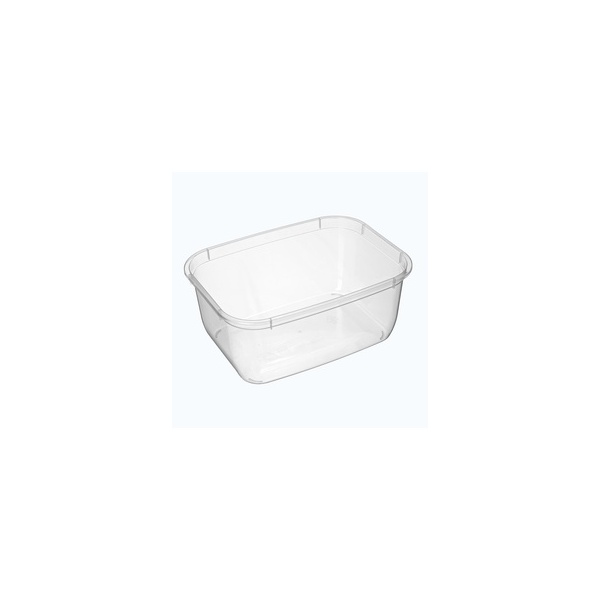 Container - 1200ml Rectangle Clear Bon 25/10