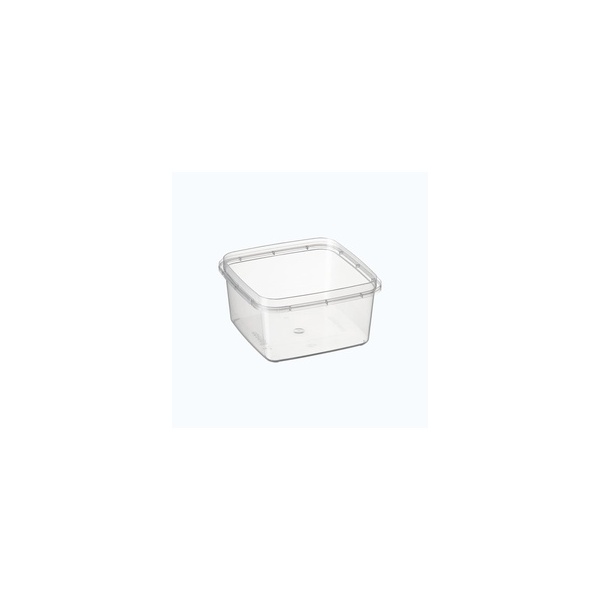 Container - 240ml Square Clear Tub Bon