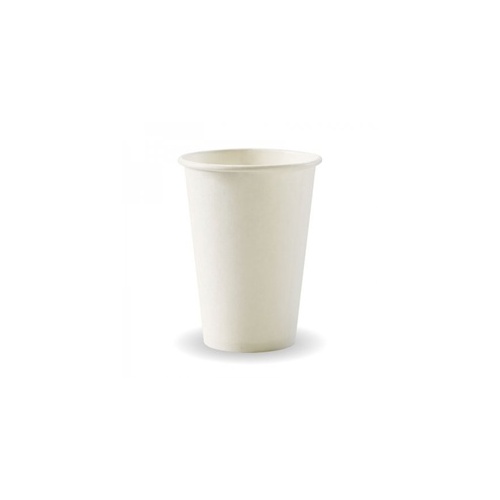 Coffee Cup - 10oz Single Wall White (80mm) Bio 50/20