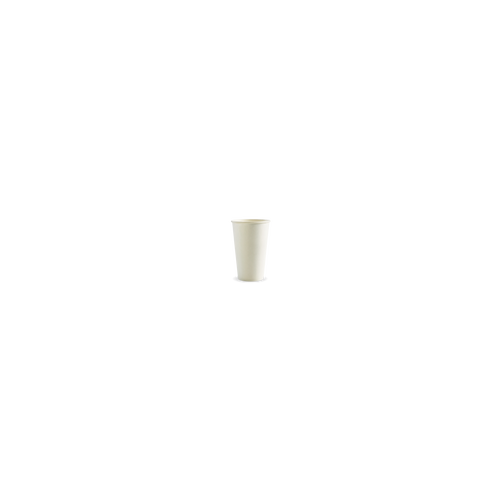 Coffee Cup - 16oz Single Wall White Bio 50/20