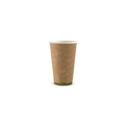 Coffee Cup - 16oz Single Wall Kraft(90mm) Bio 50/20