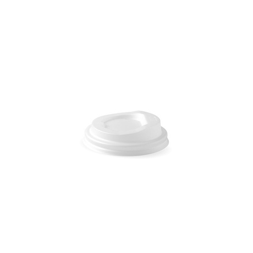 Coffee Cup Lid - 4oz White (62mm) PLA Plant-Based Bio 50/20