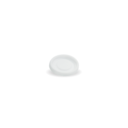 Coffee Cup Lid  - 4oz White (62mm) No Hole Bio 50/19