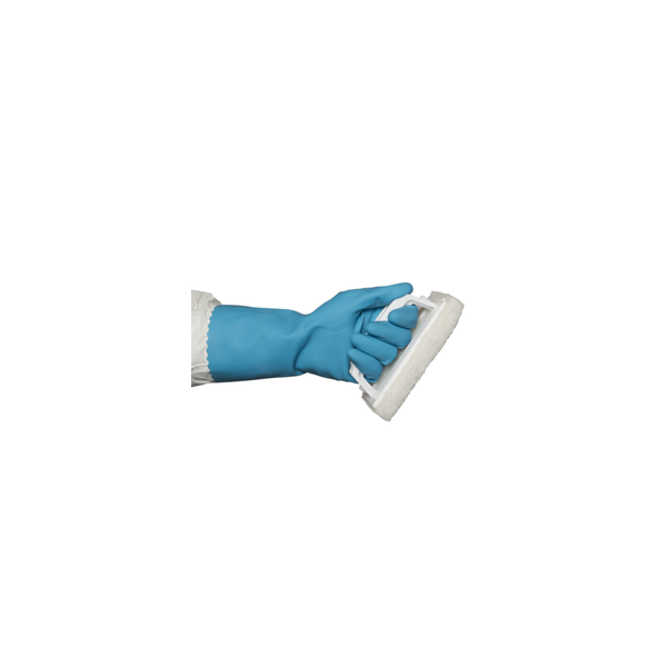 Rubber Gloves - Silverlined Pink/Blue Medium Bas