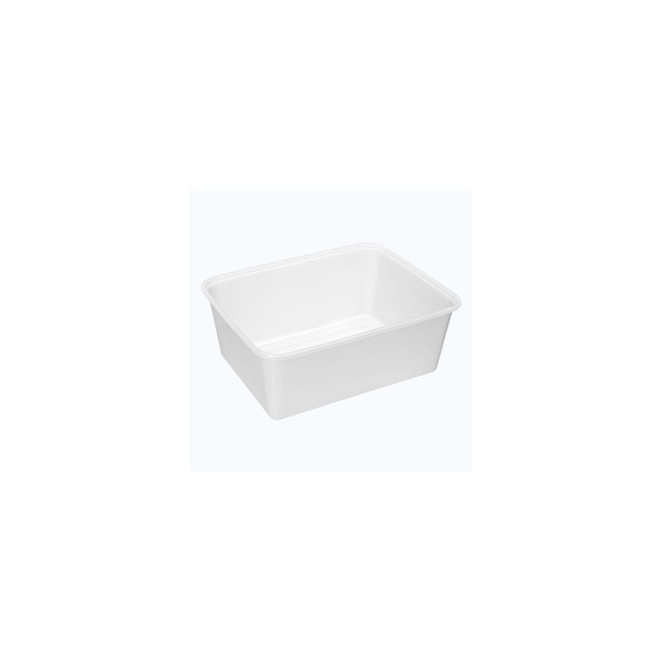 Container - 1000ml Rectangle FG Natural Bon