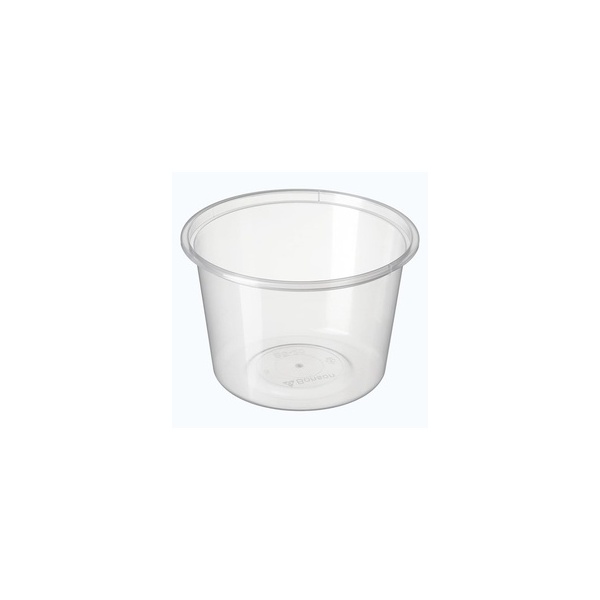 Container - 530ml Round Clear Bon 50/10