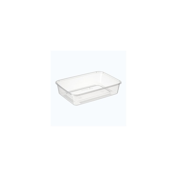 Container - 500ml Rectangle Clear Bon 50/10