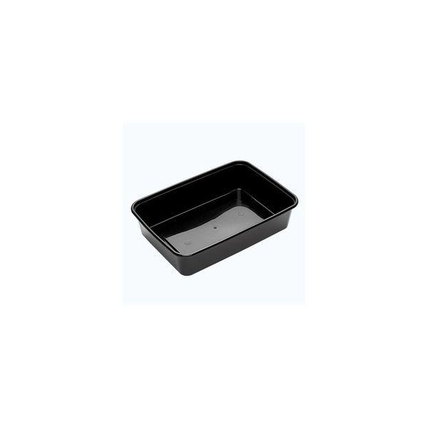 Container - 650ml Freezer Grade, Black, Bon