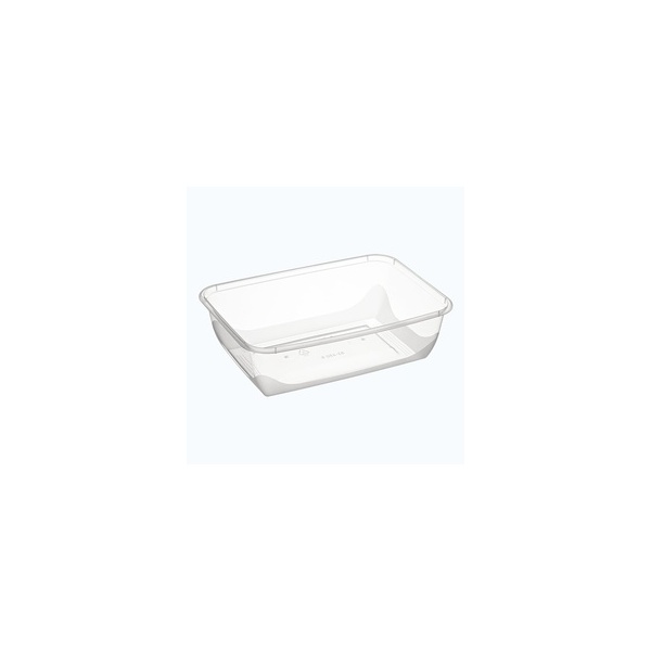 Container - 650ml Rectangle FG Natural Bon 50/10