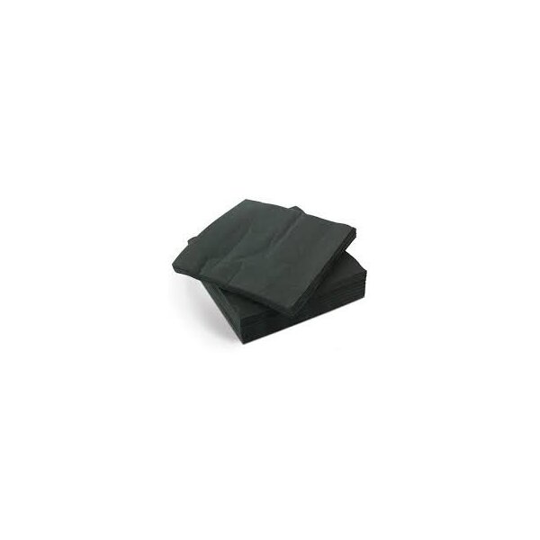 Cocktail Napkin 2 Ply QTR Fold  Black - FPA 250/8