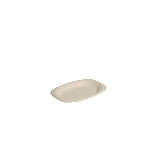 Enviro Plate Oval Small 9&quot; Natural MPM 125/4