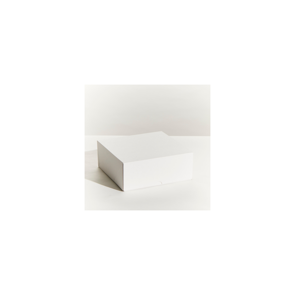 Cake Box - Corrugated Easy Fold 10x10x4 Pin