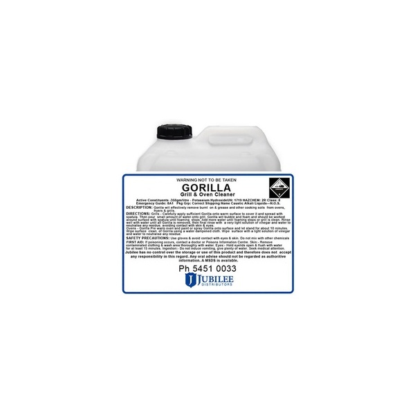 Gorilla Oven &amp; Grill Cleaner 20L, Sampson