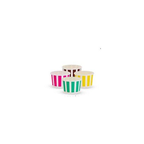 Gelato Cup - 8oz Candy Stripe Huh 50/20