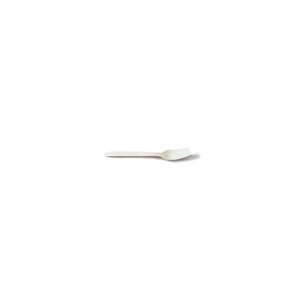 Cutlery - Wooden Coated Gelato Spade Spoon 95mm Pac Tr 100/50