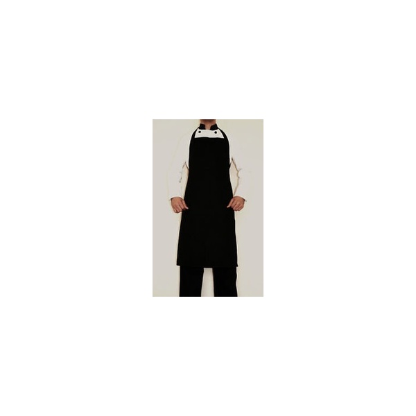 Apron - With Bib Black Short PVC Che