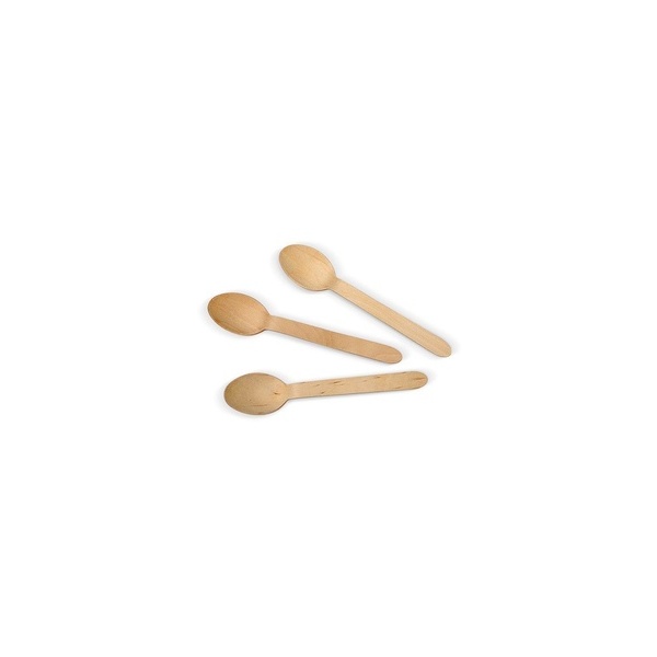 Cutlery - Coated Wooden Spoon Pac 100/20