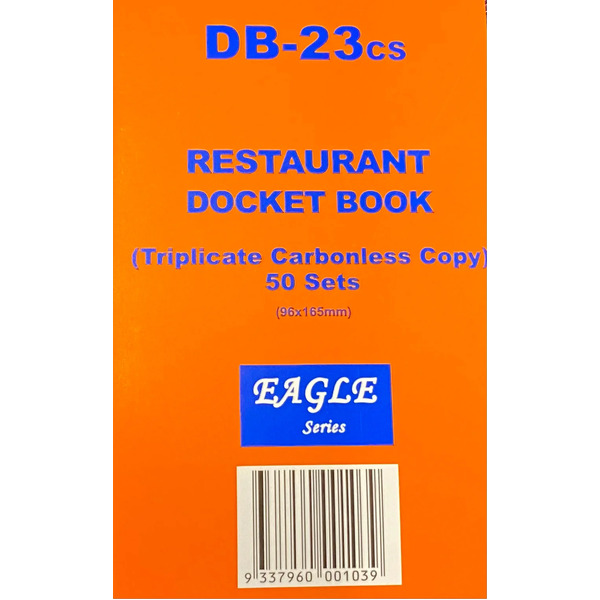 Docket Book - Carbonless Triplicate 96X165mm