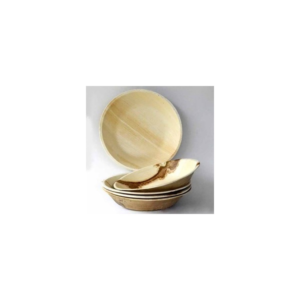 Palm Leaf Bowl - 180mm Byg 25/4