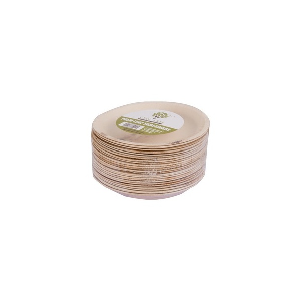 Palm Leaf Plate - 180mm Round Byg 25/4