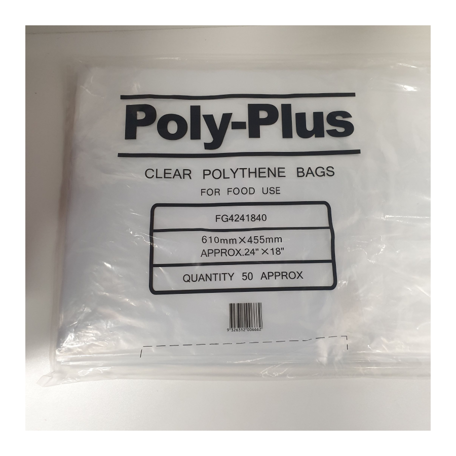 Plastic Bag - Unvented 24x18 Clear Heavy Duty PNI 50/10