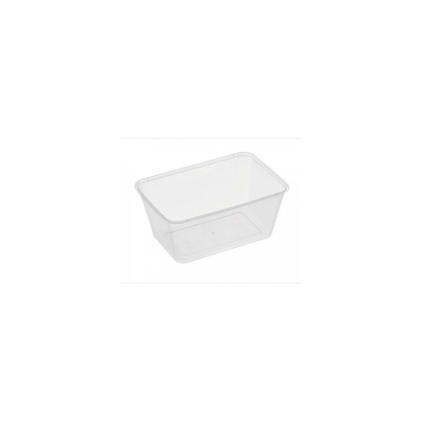 Rectangle Container - 1000ml Clear Genfac 50/10 Huh