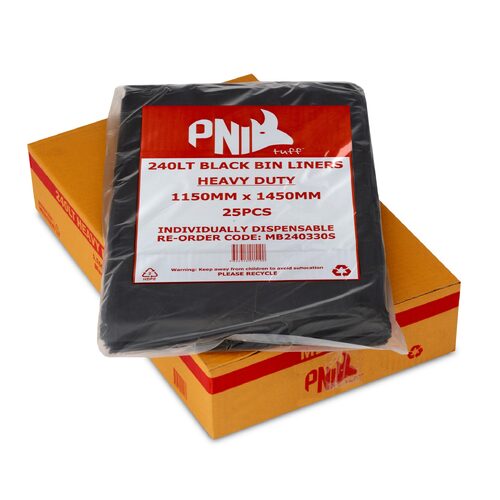 Bin Liner - 82L Black HD PNI 25/10