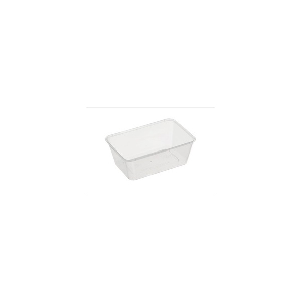 Rectangle Container - 900ml Clear Genfac 50/10 Huh