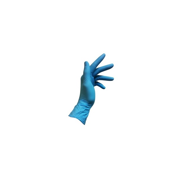 Gloves - Blue Powdered Large Bon 100/10