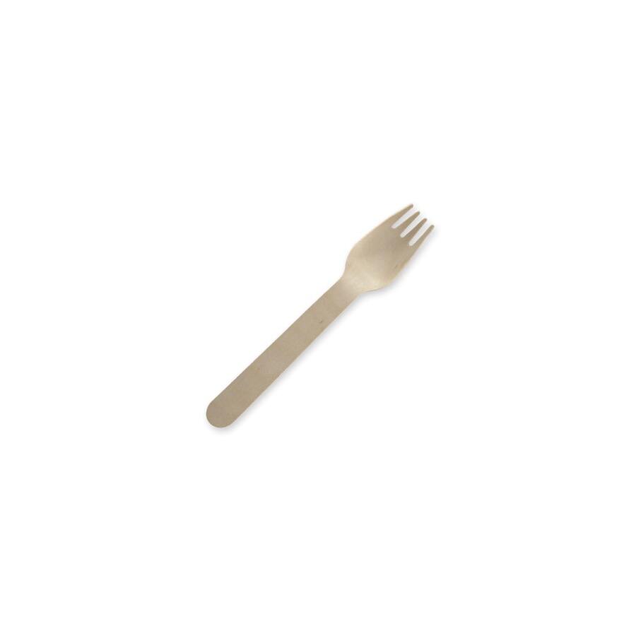 Cutlery - Wooden Fork 100/20 Bio