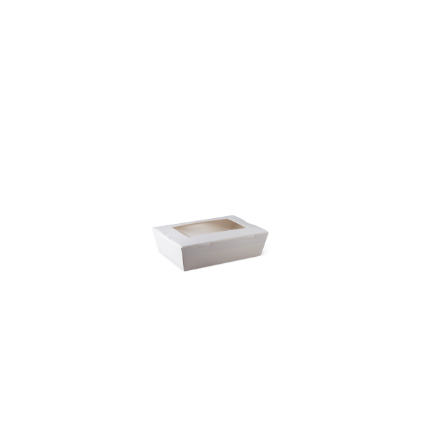 Lunch Box - Medium White with Window Det 50/4