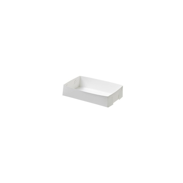 Cake Tray - Small White 184x125x45mm GP 200